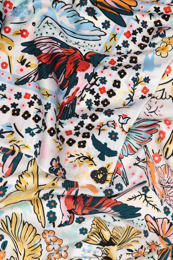 Bimba Y Lola fugle tørklæde 46TD4J635off-white