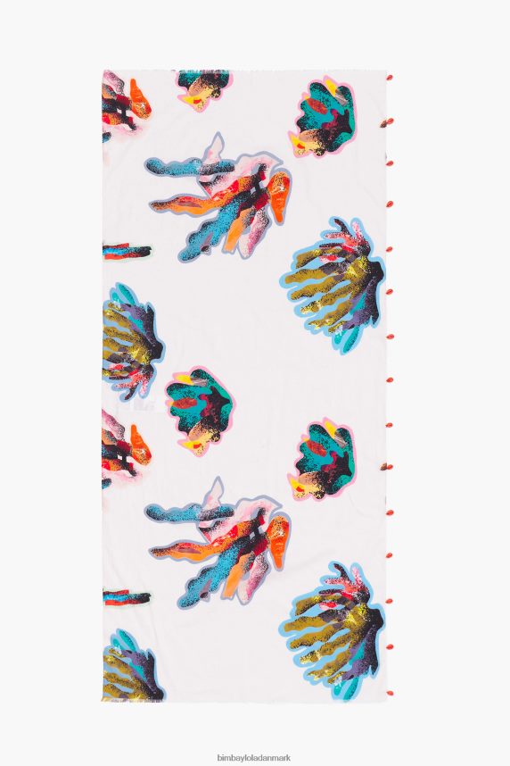 Bimba Y Lola kort bomuldssarong 46TD4J611koral