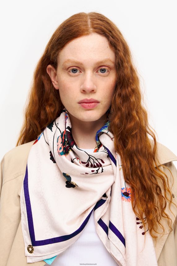 Bimba Y Lola let blomstret tørklæde 46TD4J607grå