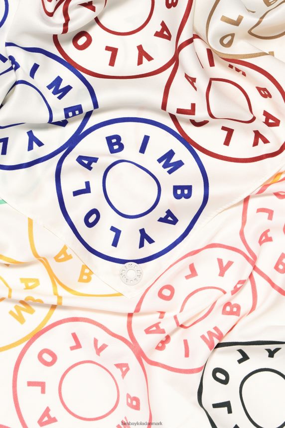 Bimba Y Lola logo tørklæde 46TD4J625hvid
