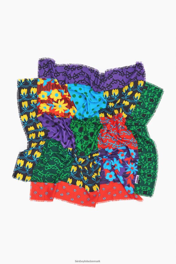 Bimba Y Lola patchwork sjal 46TD4J651sort