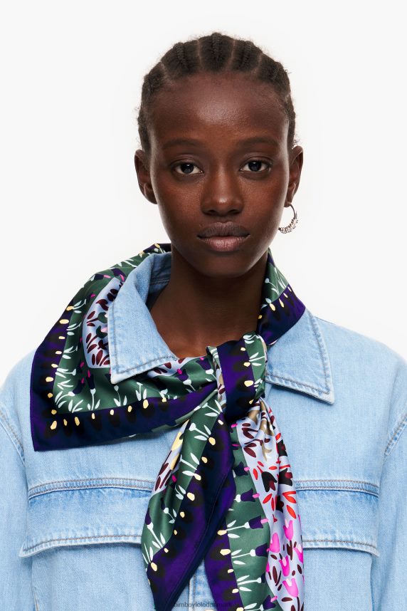 Bimba Y Lola tulipan tørklæde 46TD4J622blå