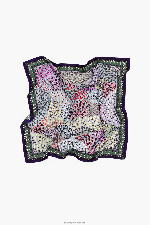 Bimba Y Lola tulipan tørklæde 46TD4J622blå