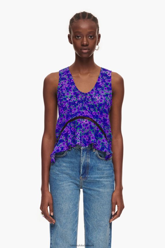 Bimba Y Lola fuld print mini top 46TD4J345blomster