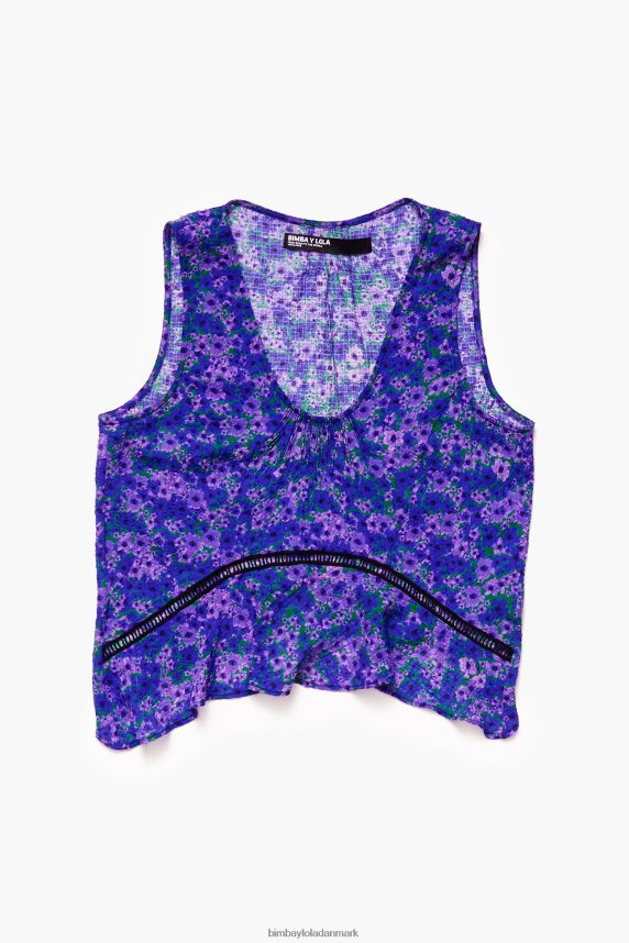 Bimba Y Lola fuld print mini top 46TD4J345blomster