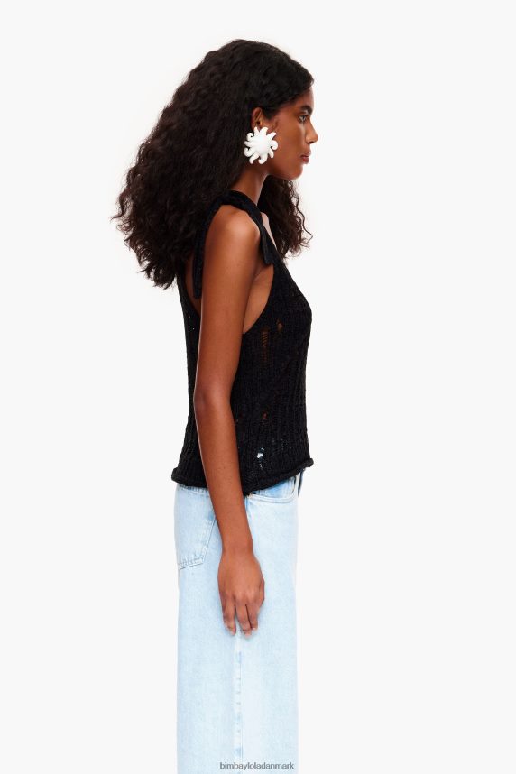 Bimba Y Lola hæklet top 46TD4J264sort