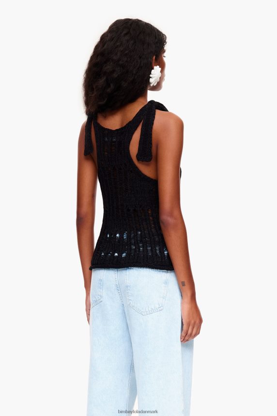 Bimba Y Lola hæklet top 46TD4J264sort