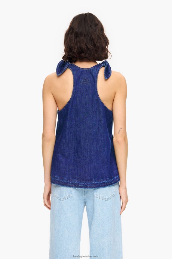 Bimba Y Lola mørk denim top 46TD4J346blå