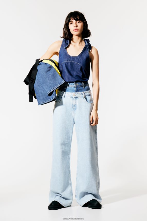 Bimba Y Lola mørk denim top 46TD4J509blå