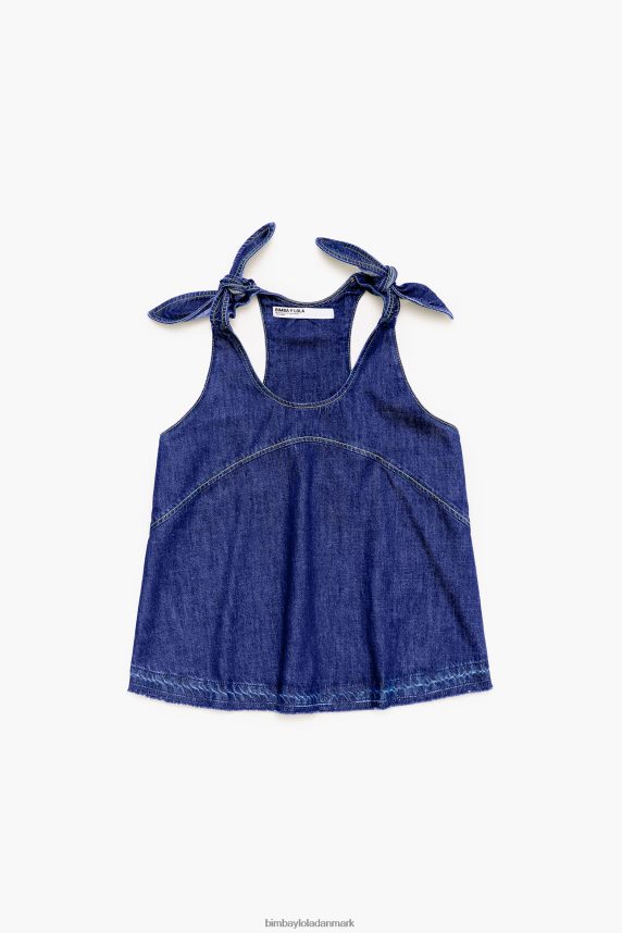 Bimba Y Lola mørk denim top 46TD4J509blå