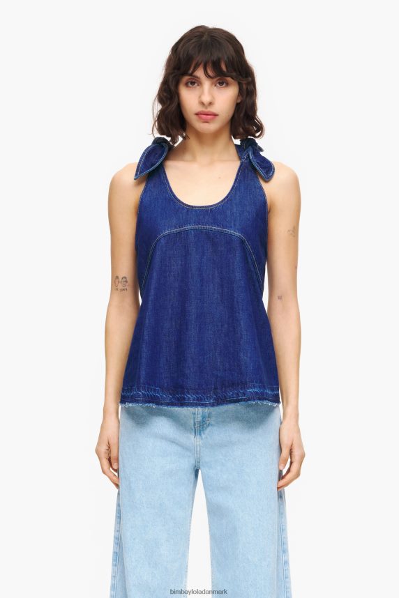 Bimba Y Lola mørk denim top 46TD4J512blå