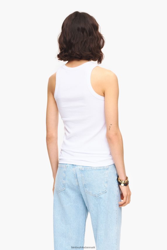 Bimba Y Lola monteret chili top 46TD4J244hvid