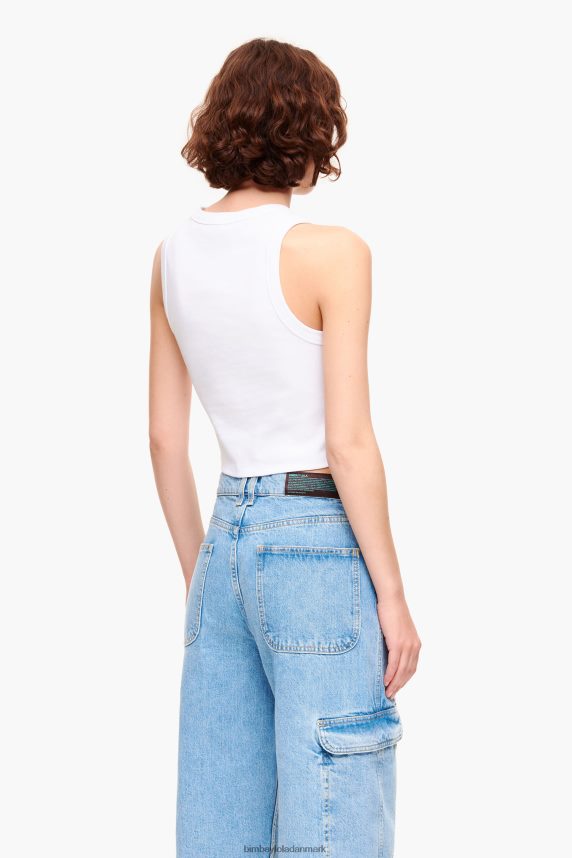 Bimba Y Lola vandmelon logo top 46TD4J273hvid