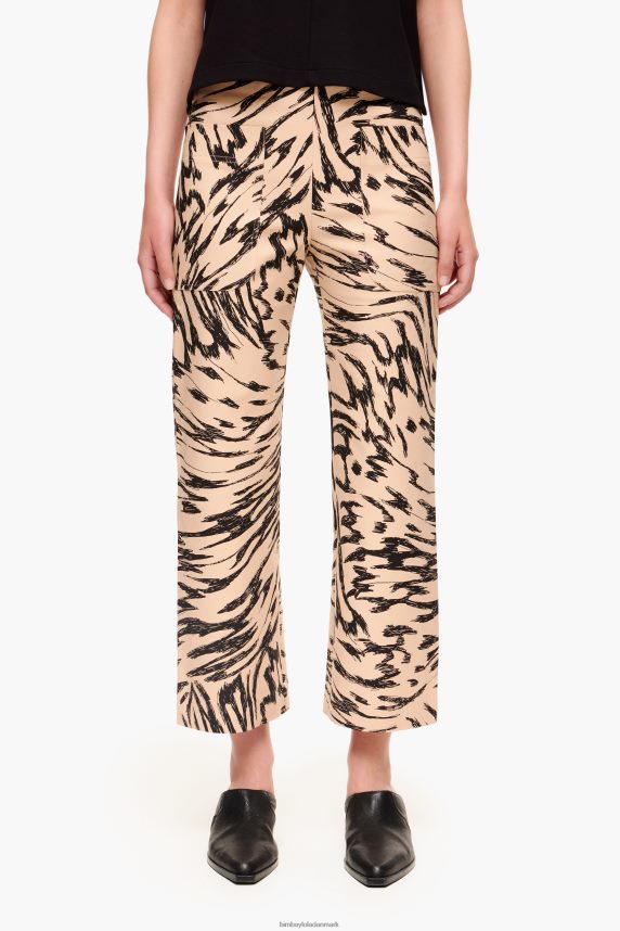 Bimba Y Lola bukser med butterfly wing print 46TD4J403naturlig