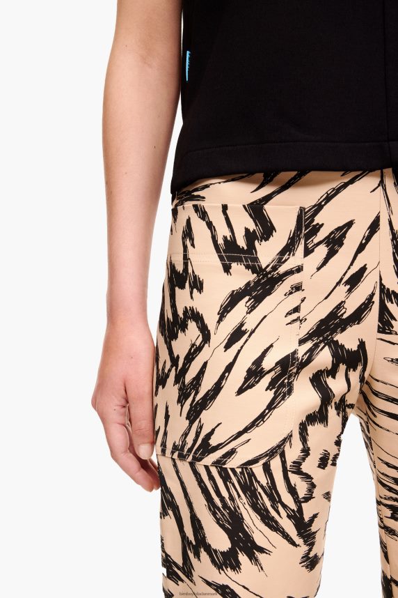 Bimba Y Lola bukser med butterfly wing print 46TD4J403naturlig