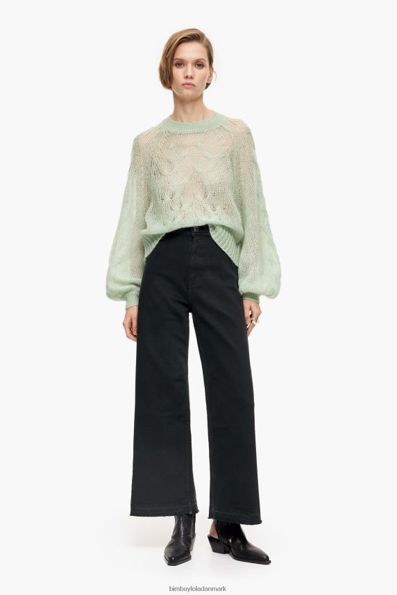 Bimba Y Lola culotte - jeans i høj talje 46TD4J441sort