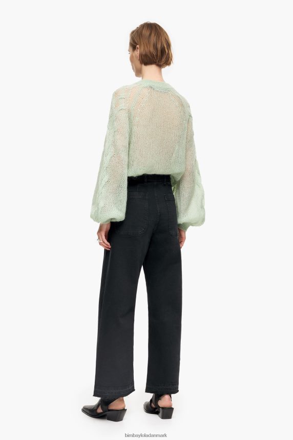 Bimba Y Lola culotte - jeans i høj talje 46TD4J441sort