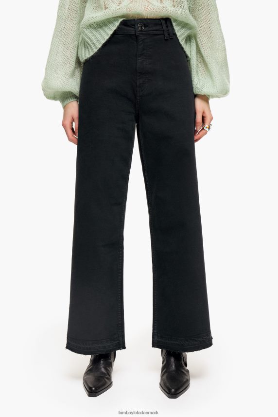 Bimba Y Lola culotte - jeans i høj talje 46TD4J441sort