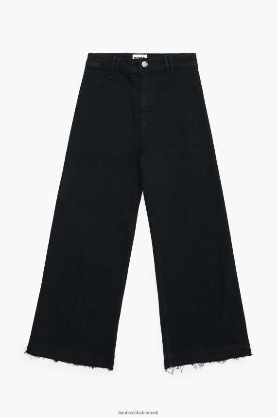 Bimba Y Lola culotte - jeans i høj talje 46TD4J441sort