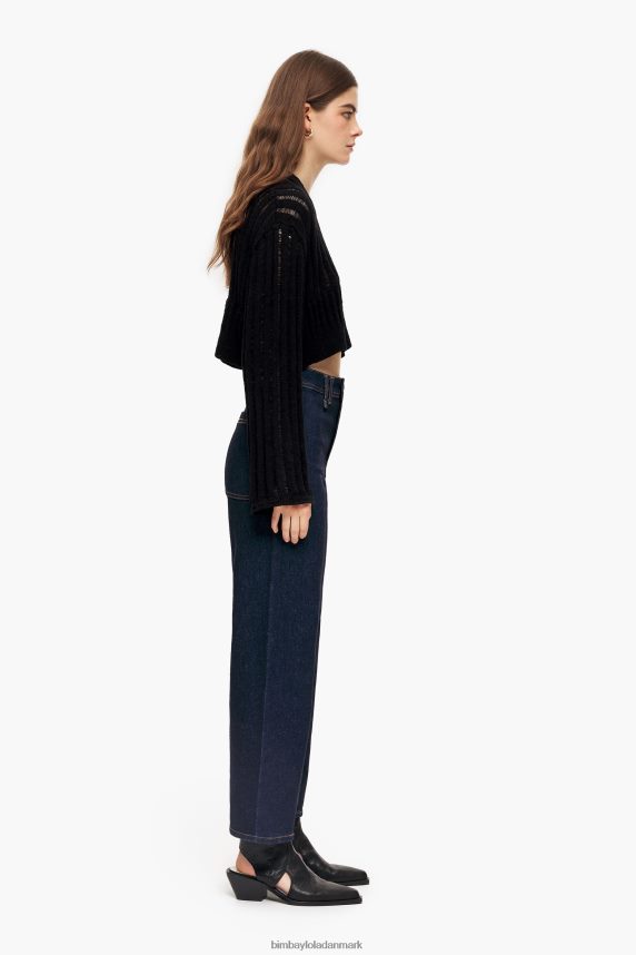 Bimba Y Lola culotte - jeans i høj talje 46TD4J442mørkeblå