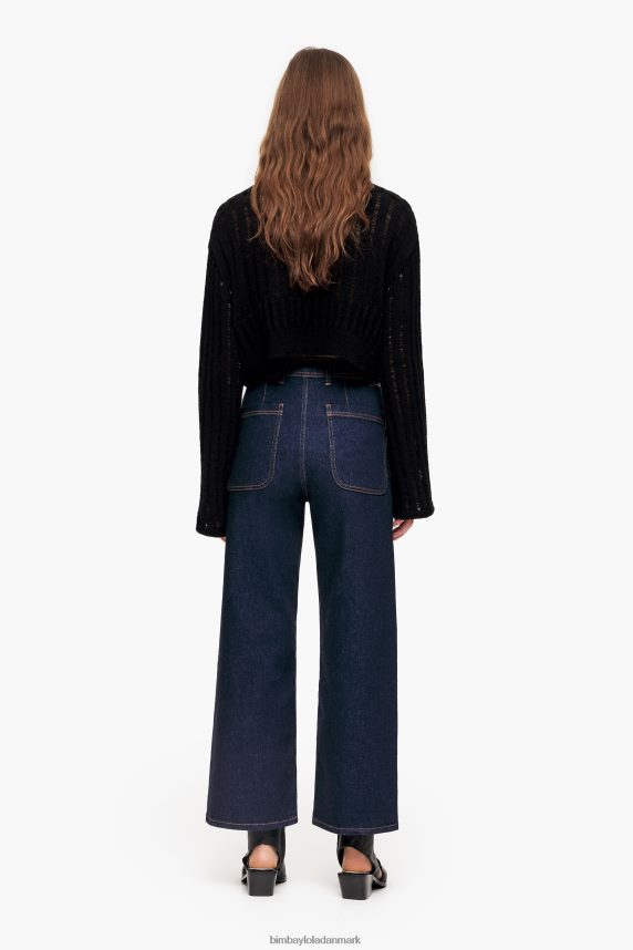 Bimba Y Lola culotte - jeans i høj talje 46TD4J442mørkeblå