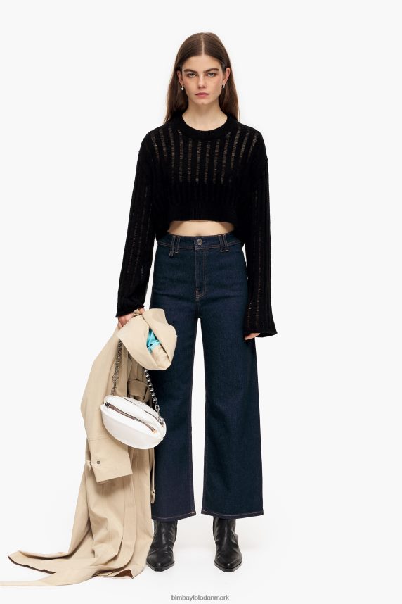 Bimba Y Lola culotte - jeans i høj talje 46TD4J442mørkeblå