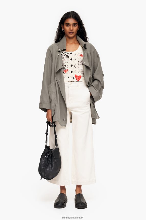 Bimba Y Lola culotte - jeans i høj talje 46TD4J443fløde