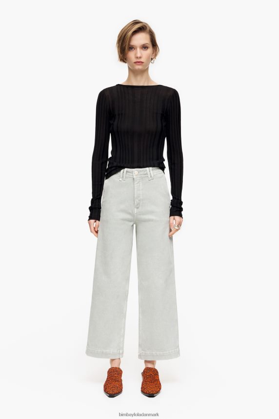 Bimba Y Lola culotte - jeans i høj talje 46TD4J444mintgrøn