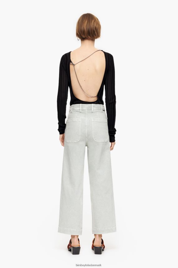 Bimba Y Lola culotte - jeans i høj talje 46TD4J444mintgrøn