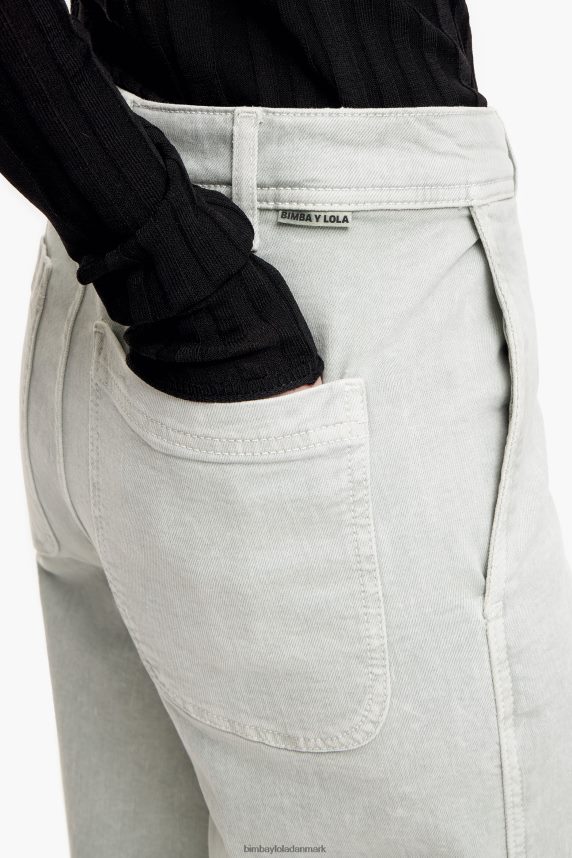 Bimba Y Lola culotte - jeans i høj talje 46TD4J444mintgrøn