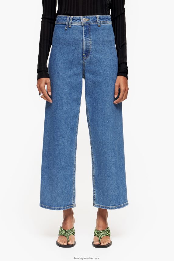 Bimba Y Lola culotte - jeans i høj talje 46TD4J445blå