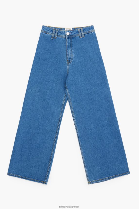 Bimba Y Lola culotte - jeans i høj talje 46TD4J445blå