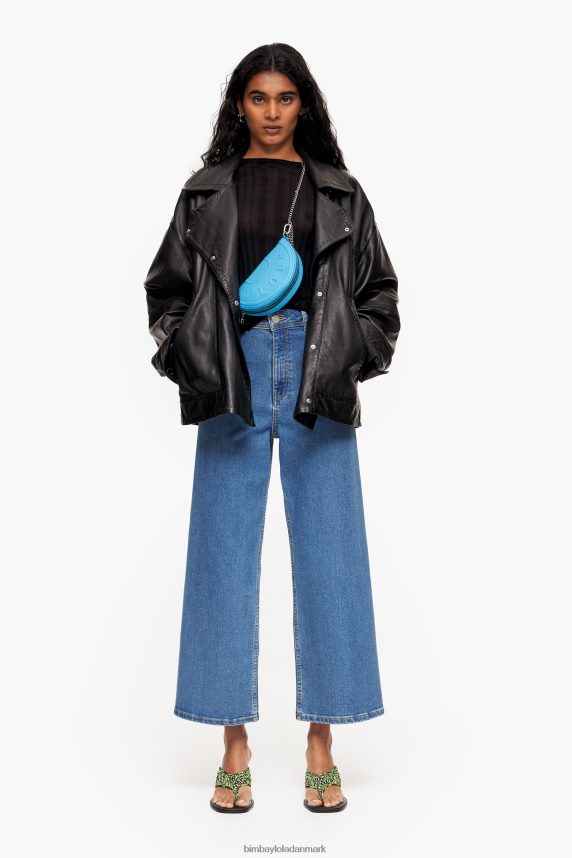 Bimba Y Lola culotte - jeans i høj talje 46TD4J445blå