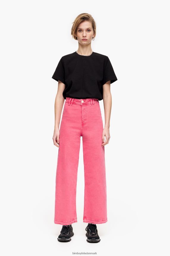 Bimba Y Lola culotte - jeans i høj talje 46TD4J447kirsebær