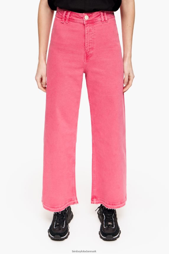 Bimba Y Lola culotte - jeans i høj talje 46TD4J447kirsebær