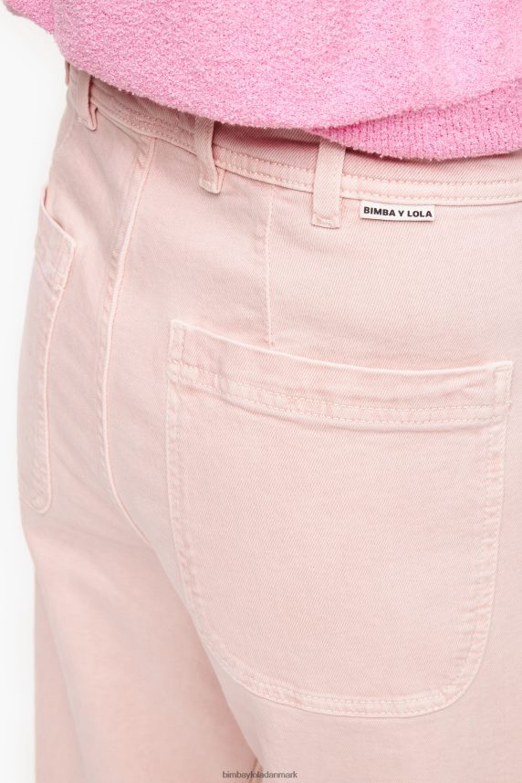 Bimba Y Lola culotte - jeans i høj talje 46TD4J520lyserød