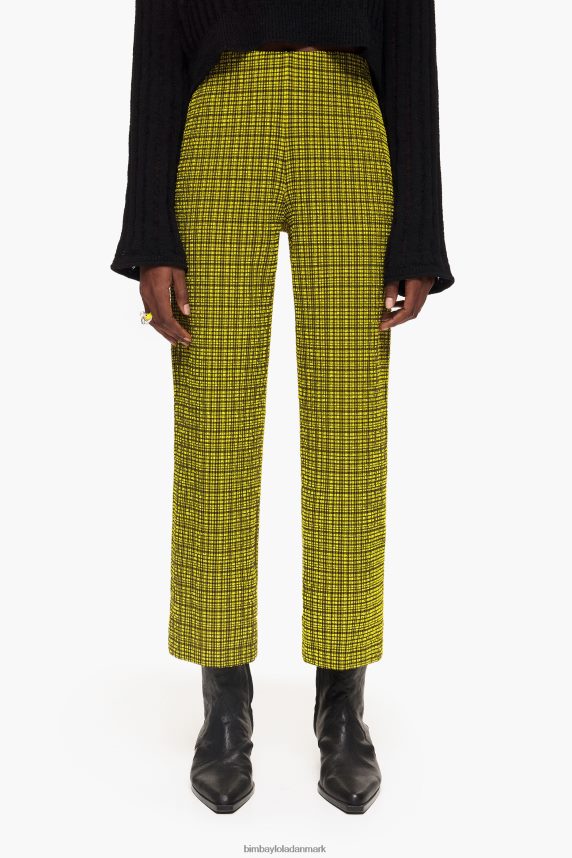Bimba Y Lola gingham bukser 46TD4J435gul