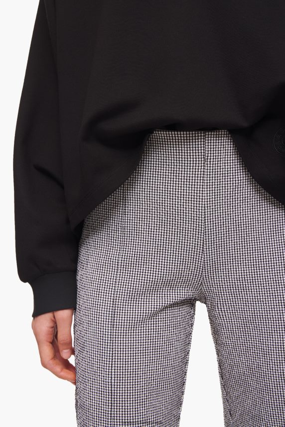 Bimba Y Lola gingham flared bukser 46TD4J415sort