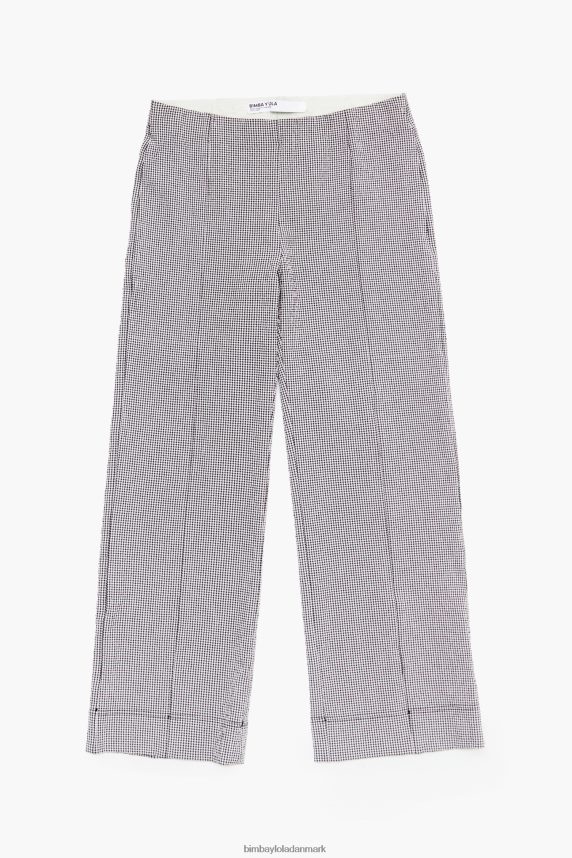 Bimba Y Lola gingham flared bukser 46TD4J415sort
