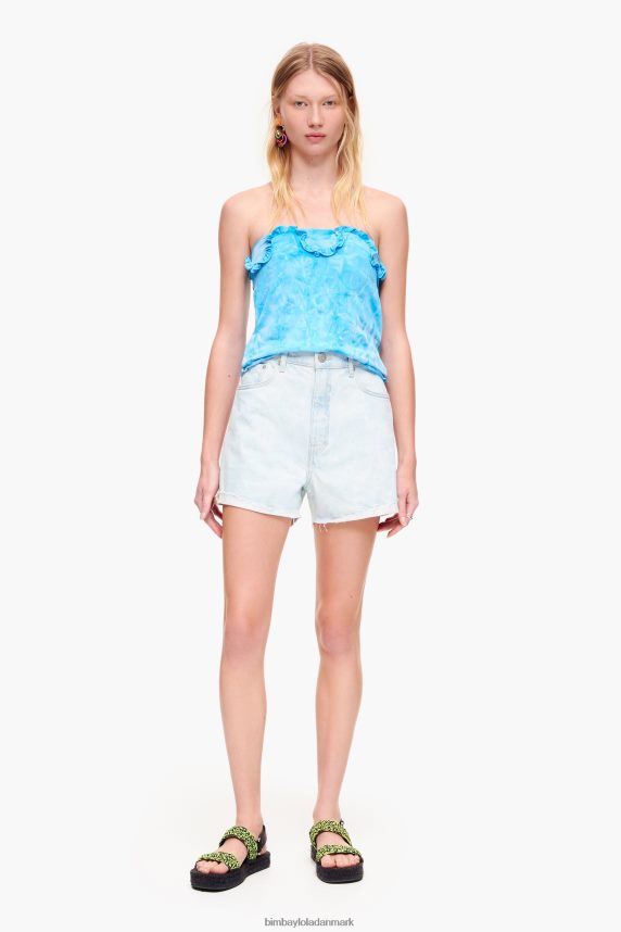 Bimba Y Lola lette bermudashorts med pandaprint med camouflage 46TD4J422blå