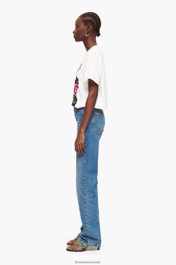 Bimba Y Lola lige fuld længde - lige jeans 46TD4J448blå