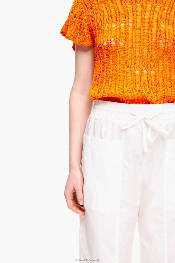 Bimba Y Lola poplin joggerbukser 46TD4J411hvid