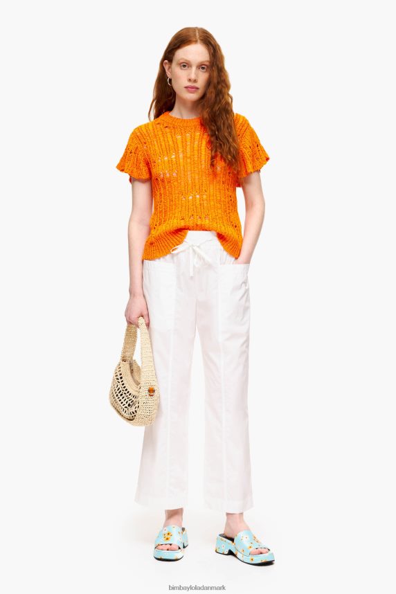 Bimba Y Lola poplin joggerbukser 46TD4J411hvid