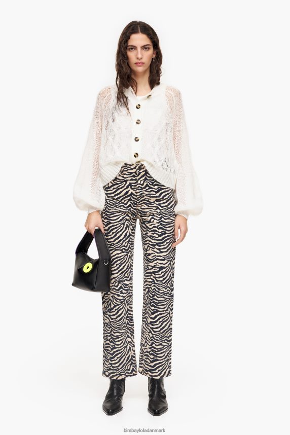 Bimba Y Lola straight cropped- straight jeans 46TD4J427tiger