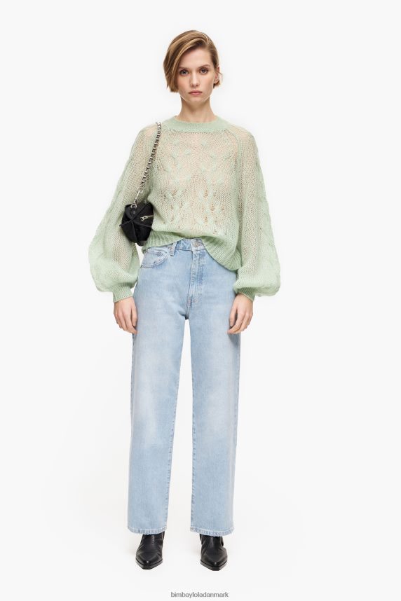 Bimba Y Lola straight cropped - straight jeans 46TD4J453blå