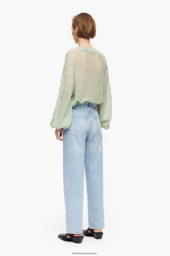 Bimba Y Lola straight cropped - straight jeans 46TD4J453blå
