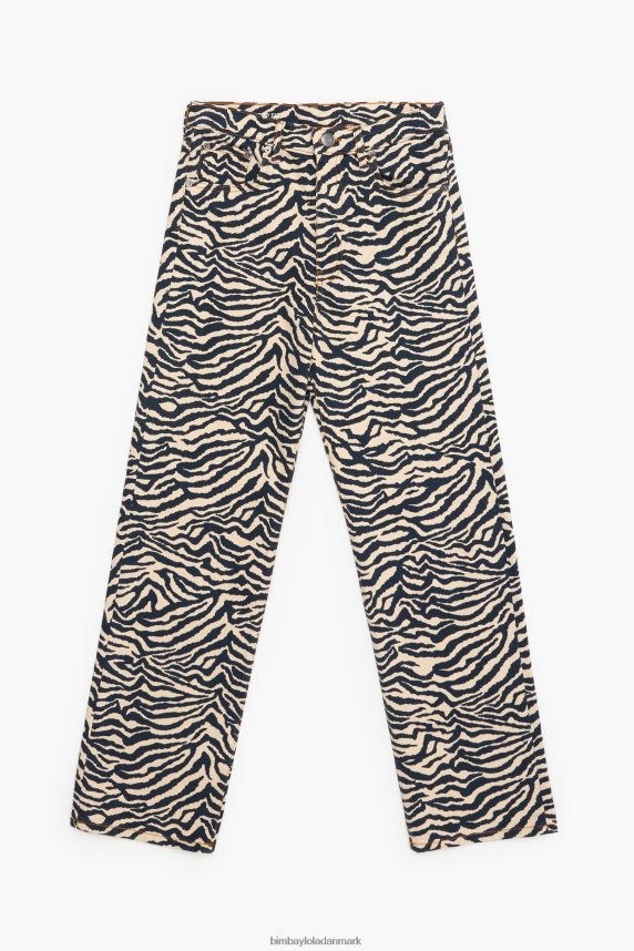 Bimba Y Lola straight cropped - straight jeans 46TD4J530tiger