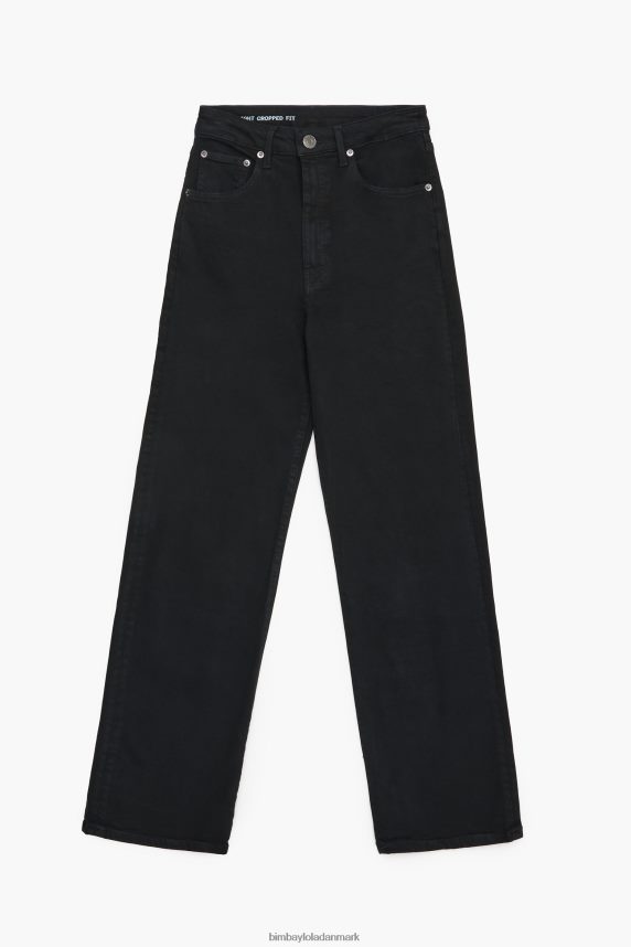 Bimba Y Lola straight cropped - straight jeans 46TD4J531sort
