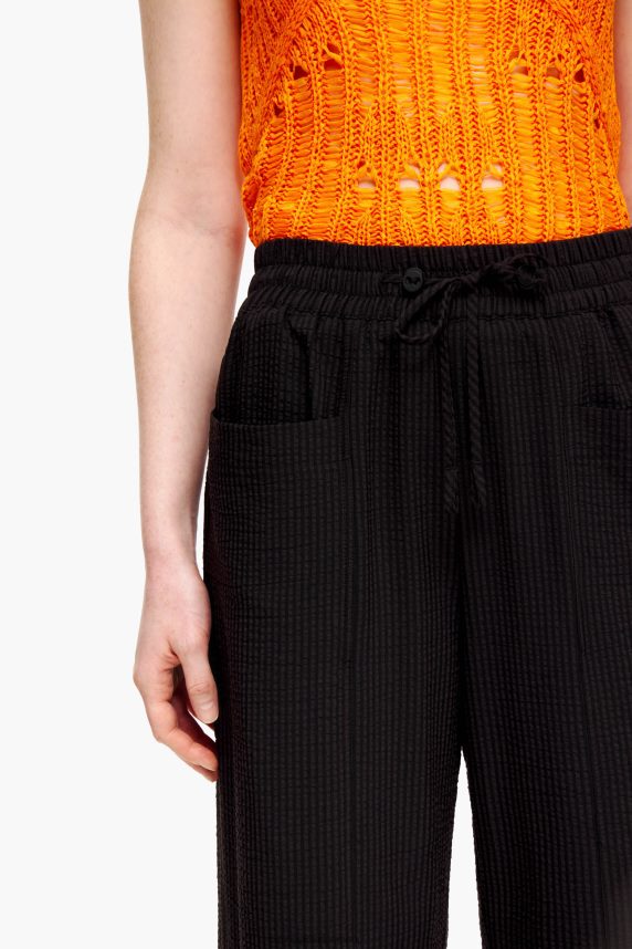 Bimba Y Lola tekstur bukser 46TD4J412sort