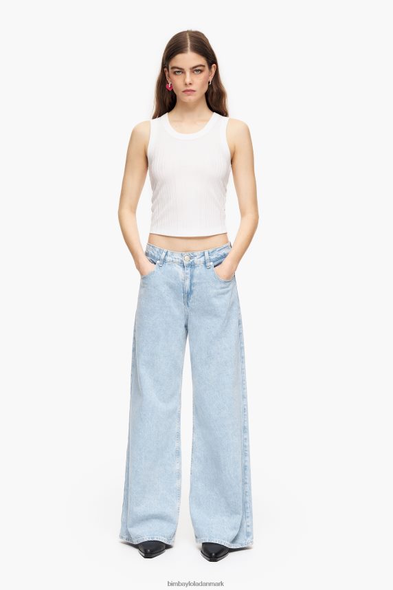 Bimba Y Lola wide leg - wide leg jeans 46TD4J432blå
